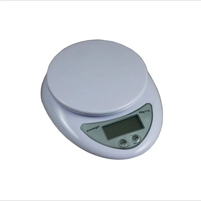 1pc Accurate Digital Scale 5KG/1G Household Kitchen Cooking Food Diet