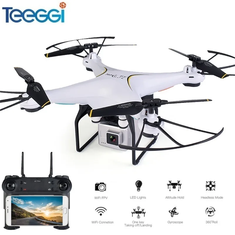 Teeggi SG600 FPV Радиоуправляемый Дрон с 2MP 720P WiFi HD камерой Квадрокоптер высота