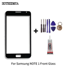 Front Glass Touch Panel For Samsung Galaxy Note 1 N7000 i9220 Touch Screen Outer Glass Panel Lens Replacement Parts+tools new for 12 1 elo 362740 7911 tf075 touchsystems touch screen glass panel good qualiy