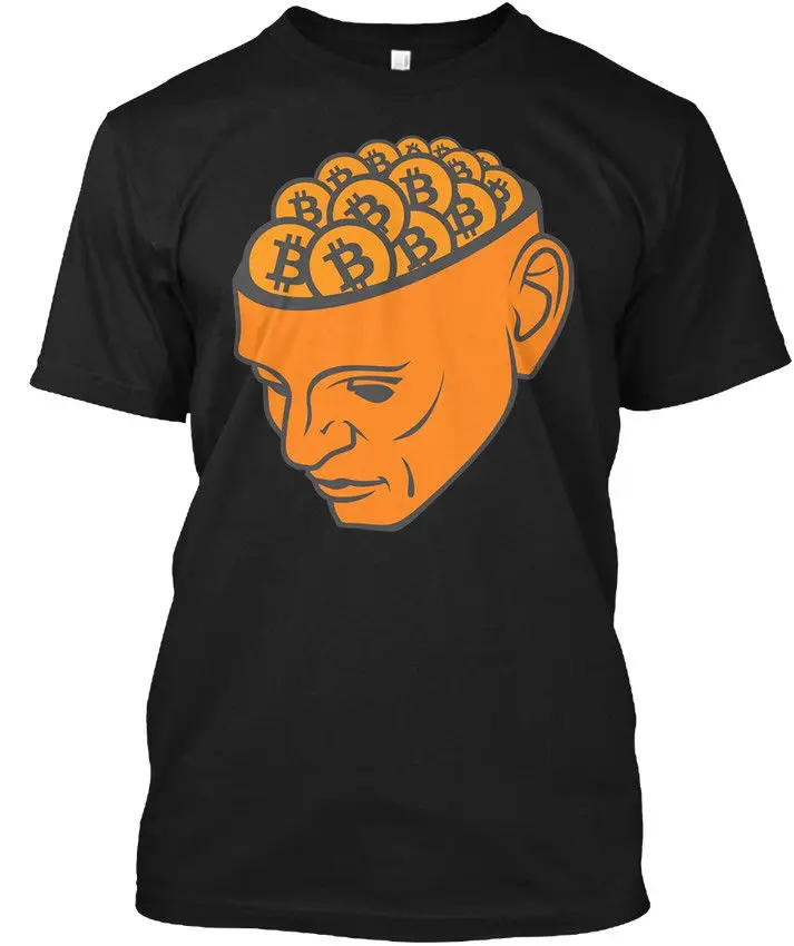 Bitcoin Brain Cryptocurrency Price Popular Tagless Tee T-Shirt