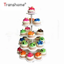 Transhome Cupcake Stand Macaron Tower 5 ярусов Торт Дисплей Стенд Свадебная подставка для тортов десертов стойки для тортов украшения