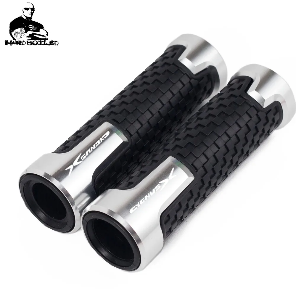 Motorcycle Hand Grips 78 22mm CNC Aluminum Rubber Gel Handle Grip For YAMAHA CYGNUSX 125 CYGNUS X 125 SMAX 155 BWS R 125 (6)_Jc