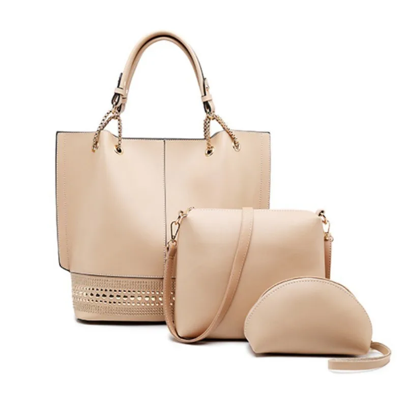 

New 2019 Large Capacity Women Bag Pu Bags Handbags Shoulder Bag Female Casual Tote Women Messenger Bag Set Sac A Main