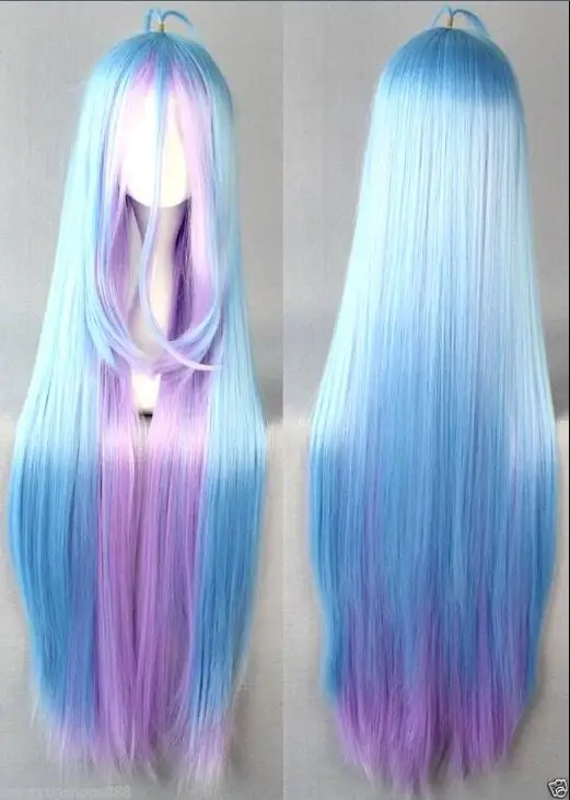 

multi-color Long no game no life Shiro Anime Cosplay Costume Wig