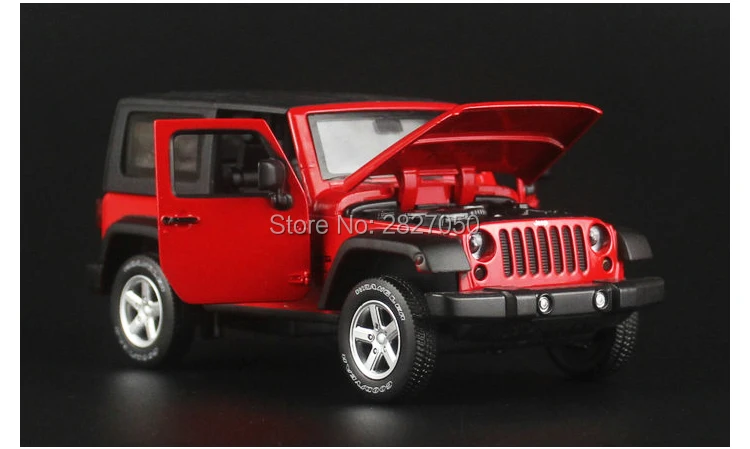 Beste 132 Jeep Wrangler Rubicon Voertuig Model cars speelgoed Hoge Simulatie Exquisite off road Legering Collectie speelgoed auto voor kinderen