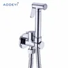 Toilet Hand Held Bidet Spray Anal Shower Head Douche Kit Shatta portable Brass Valve Bathroom Bidet Sprayer Jet Tap Holder Hose ► Photo 1/6