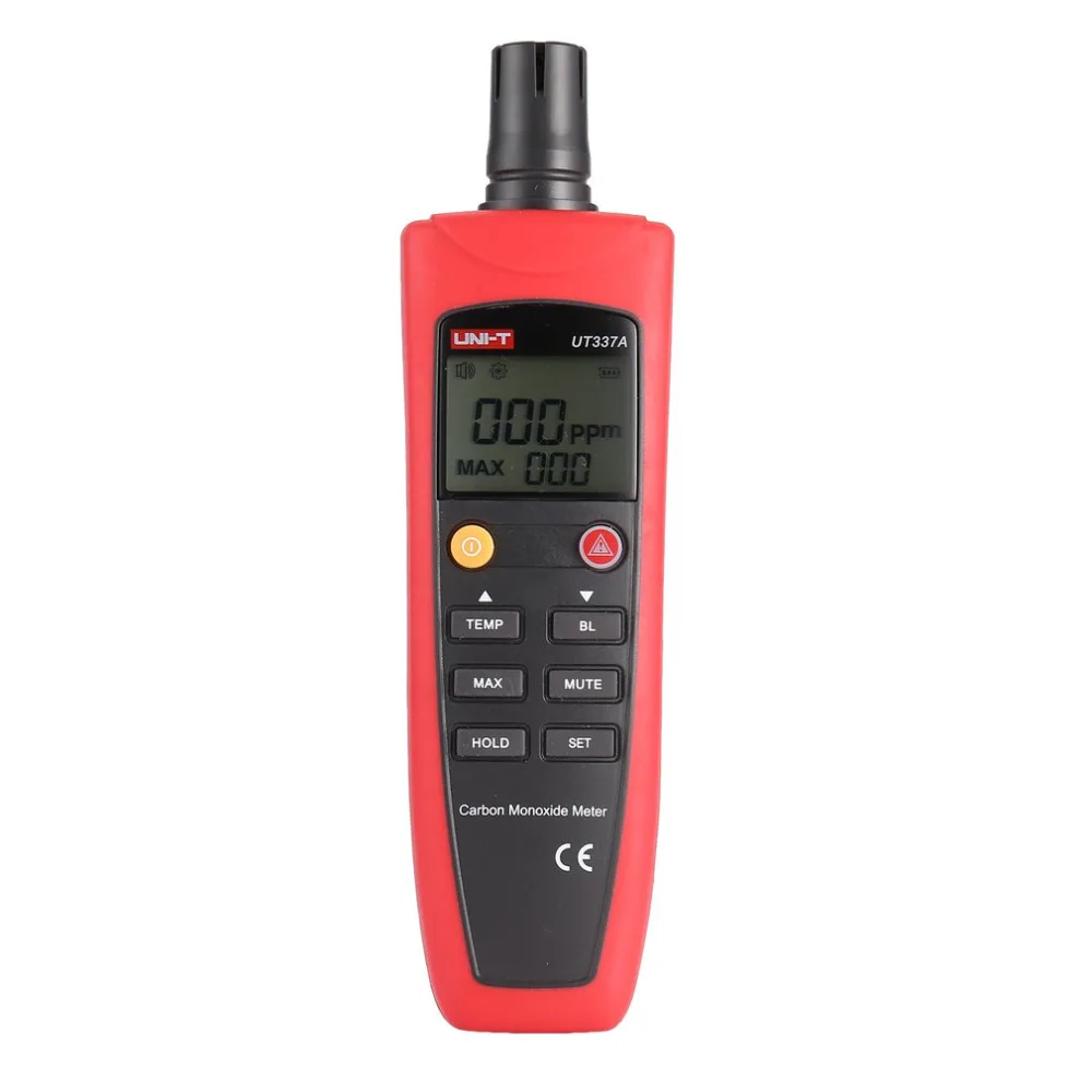 

UNI-T UT337A Carbon Monoxide Meter CO Gas Detector Mini Analyzer Air quality Monitor Handheld Gas Leak Tester High Precision
