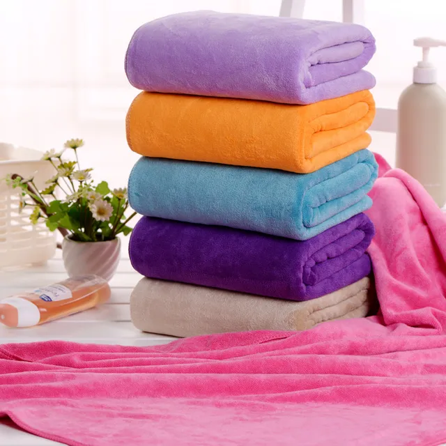 Solid Absorbent Bath Towel 70 140cm Microfiber Quick Drying Solid Absorbent Bath Towel 70 140cm Microfiber Quick Drying Beach Towels
