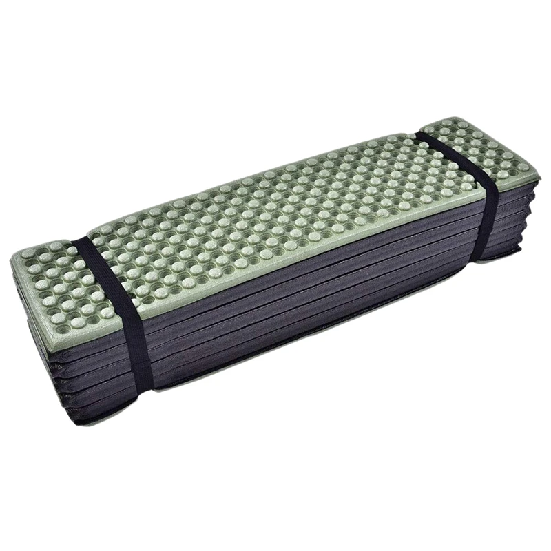 

77X22In Outdoor Camping Mat Ultra Light Foam Camping Folding Mat Beach Tent Picnic Mat Double Egg Trough Moisture Pad Outdoor