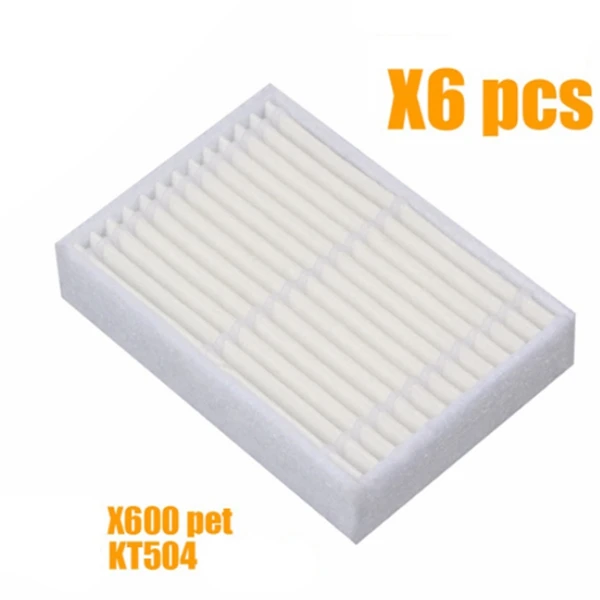 Сменный Hepa фильтр для Panda X600 Pet Kitfort KT504 6 шт.|Запчасти пылесоса| |
