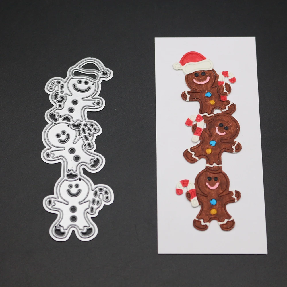 

Snowman dools Border Metal Cutting Dies Stencils for DIY Scrapbooking album Decor Embossing dies Paper Card Cut Dies 2019 New