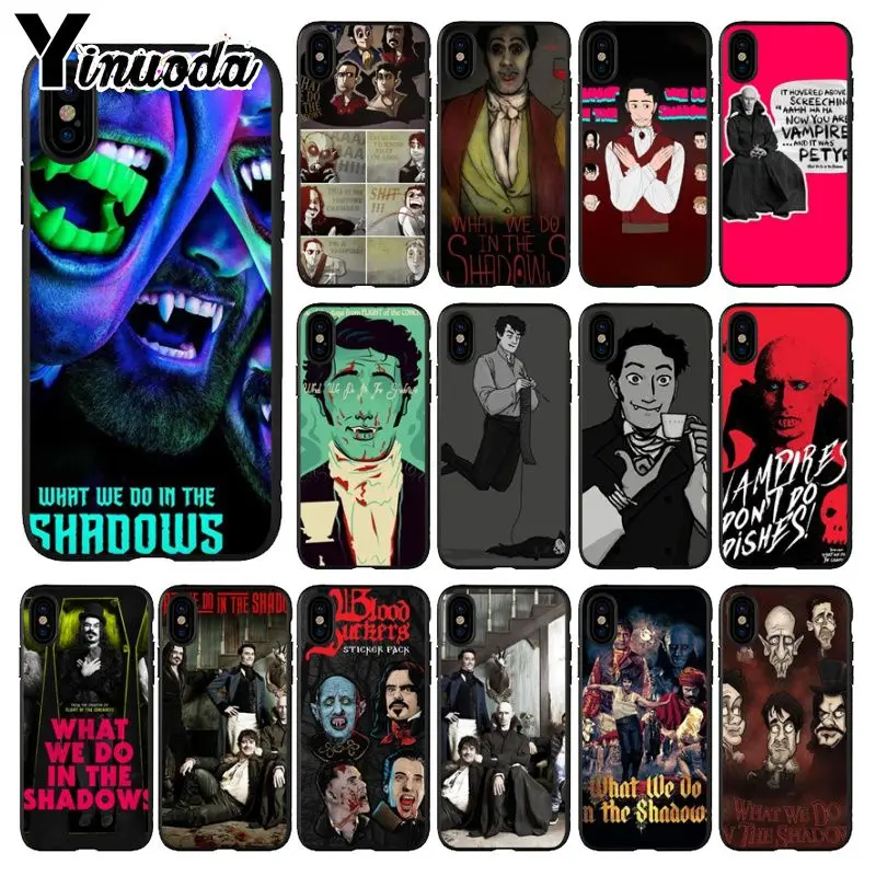 

Yinuoda What did we do in the shadows Soft Phone Cell Phone Case for Apple iPhone 8 7 6 6S Plus X XS MAX 5 5S SE XR Mobile Cover