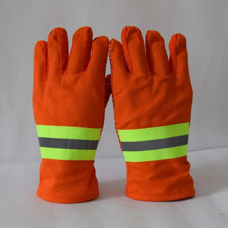 2 шт./пара противопожарные защитные перчатки огнеупорные термостойкие водонепроницаемые