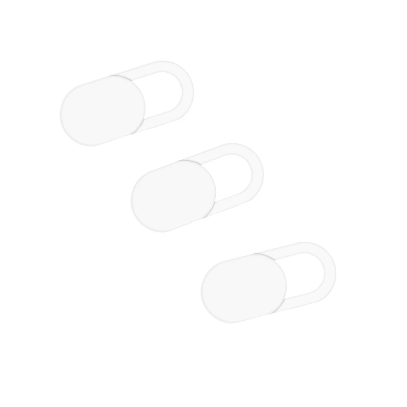3 pcs white Планшеты ноутбука устройство для обеспечения конфиденциальности чехол для веб-камеры безопасности guarder ультра тонкий мобильный телефон ПК камера слайдер блокатор хакер defenser - Цвет: 3 pcs white
