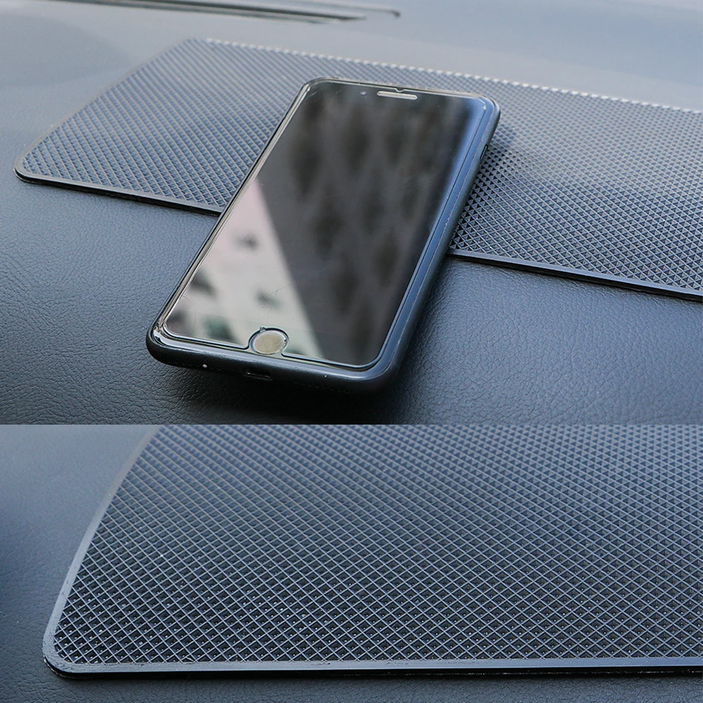Нескользящий коврик для автомобильной приборной панели хранения с сетчатым