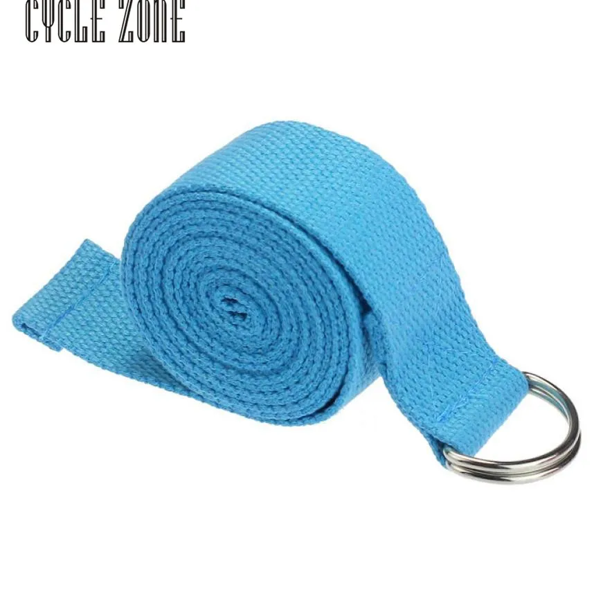 

2017 New High Quality Yoga Stretch Strap D-Ring Belt Waist Leg Fitness 180CM Adjustable Novv21