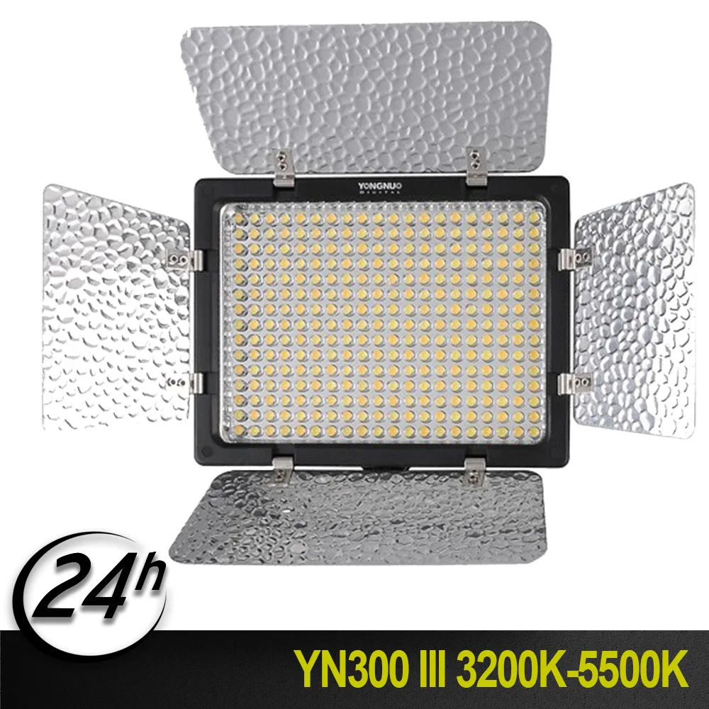 Новинка Yongnuo YN-300 III 3200 k-5500 K 150 светодиодные лампы CRI95 камера фото LED Видео свет с