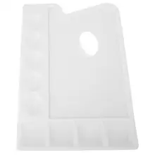 Пластик ПВХ утолщение прямоугольник масло цвет палитры акриловая живопись цветная сковорода рисунок цветная сковорода