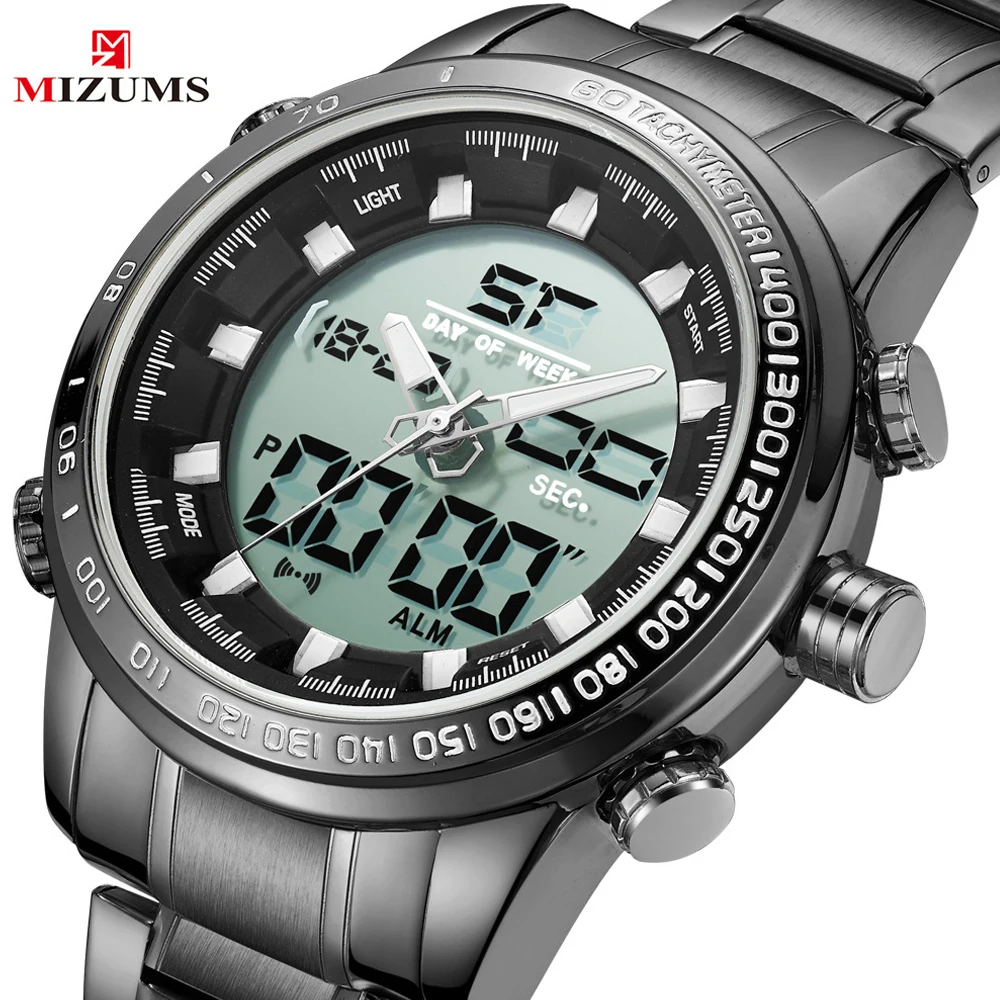 Relogio masculino 2019 Luxury Gold Quartz Watch Men Military Waterproof LED Sport Digital Watches M