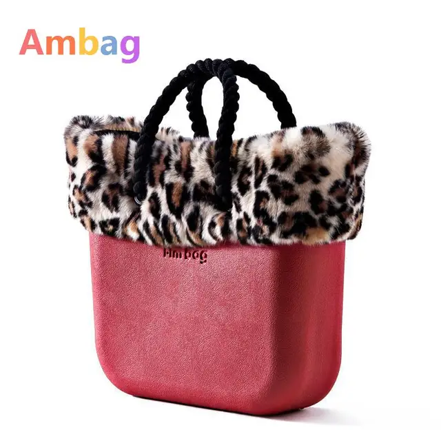 Large Capacity Leopard Tote Bag Clic Bags Women Beach Eva Large Capacity Leopard Tote Bag Clic Bags Women Beach Eva Plastic Canvas Liner Handle
