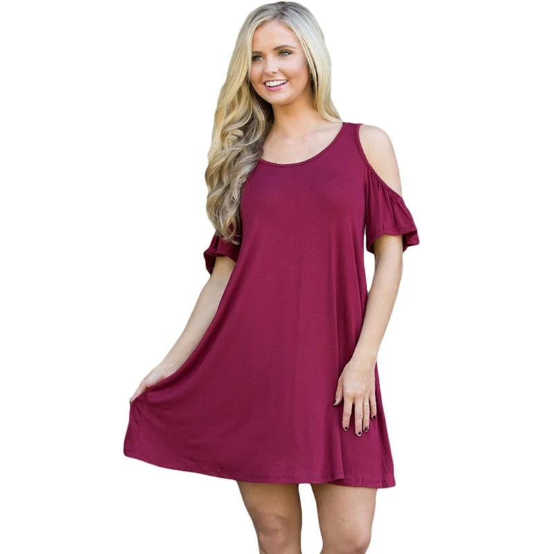 Burgundy-Naughty-Cute-Cold-Shoulder-Short-Dress-LC22988-3-1