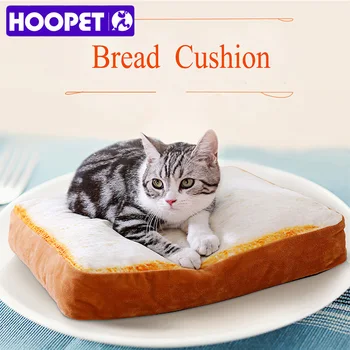 Soft Bread Bed and Fried Egg Blanket for Cats 1