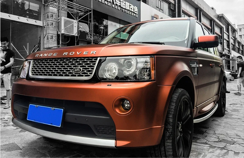 Metallic Chrome Coffee Vinyl Film Wrap-4