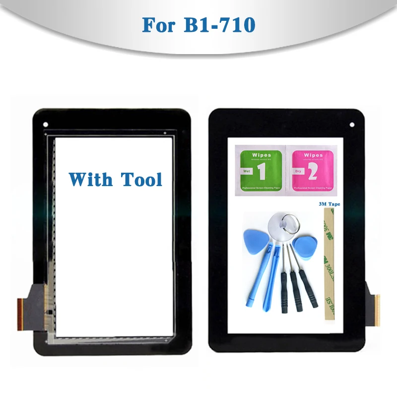 

7.0" For Acer Iconia Tab B1-710 B1-711 Tablet Touch Screen Digitizer Sensor Front Outer Glass Lens Panel