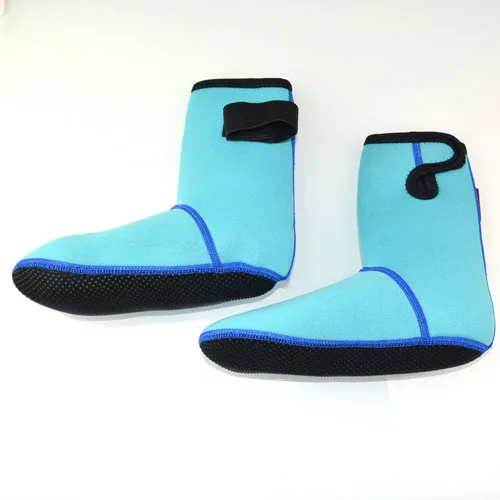 3 мм Неопреновая Обувь для подводного плавания, носки для подводного плавания, пляжные ботинки, гидрокостюм для предотвращения царапин, согревающая Нескользящая зимняя обувь для плавания - Цвет: S