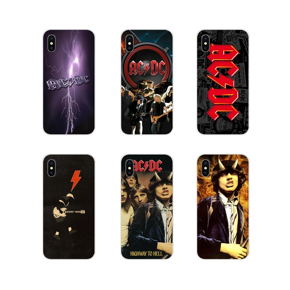 

For Samsung A10 A30 A40 A50 A60 A70 Galaxy S2 Note 2 3 Grand Core Prime ac dc acdc poster musi Accessories Phone Cases Covers