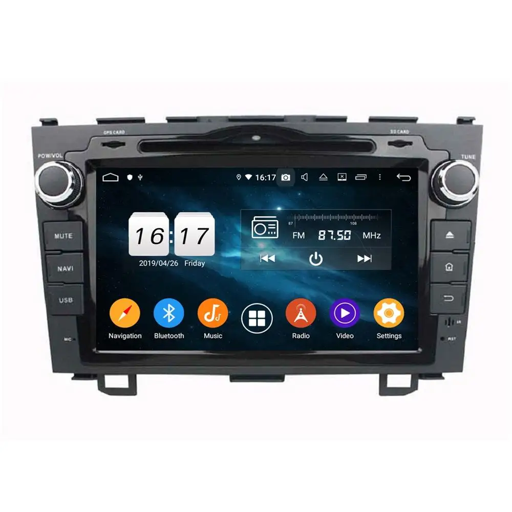 Cheap 4GB RAM Octa Core 2 din 8" Android 9.0 Car Radio DVD Player for Honda CR-V CRV 2006-2011 GPS WIFI Bluetooth 4.2 USB Mirror-link 0