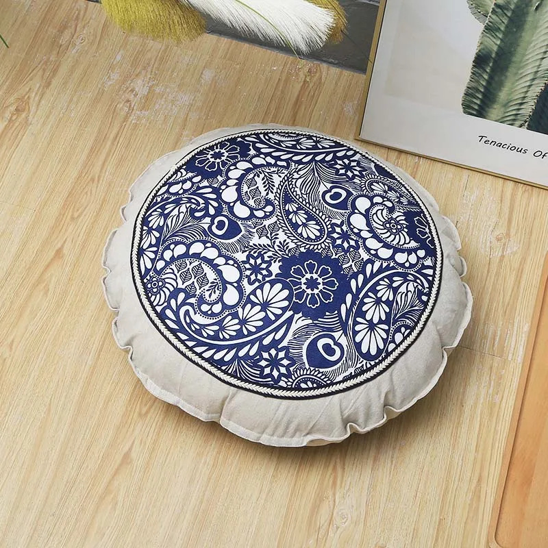 Японская подушка для сиденья Cattail Hassock Coccyx спинки стула круглая утолщенная