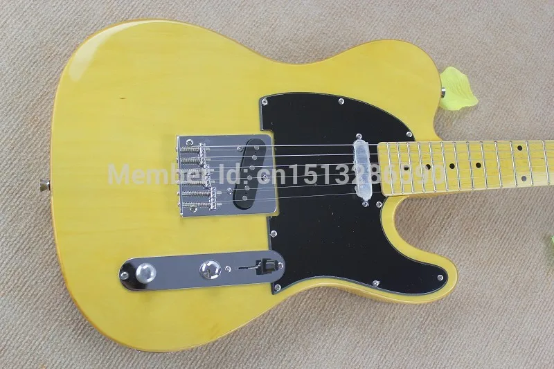 

. Free shipping wholesale High Quality F TL Ameican Art signature TL yellow Electric guitar