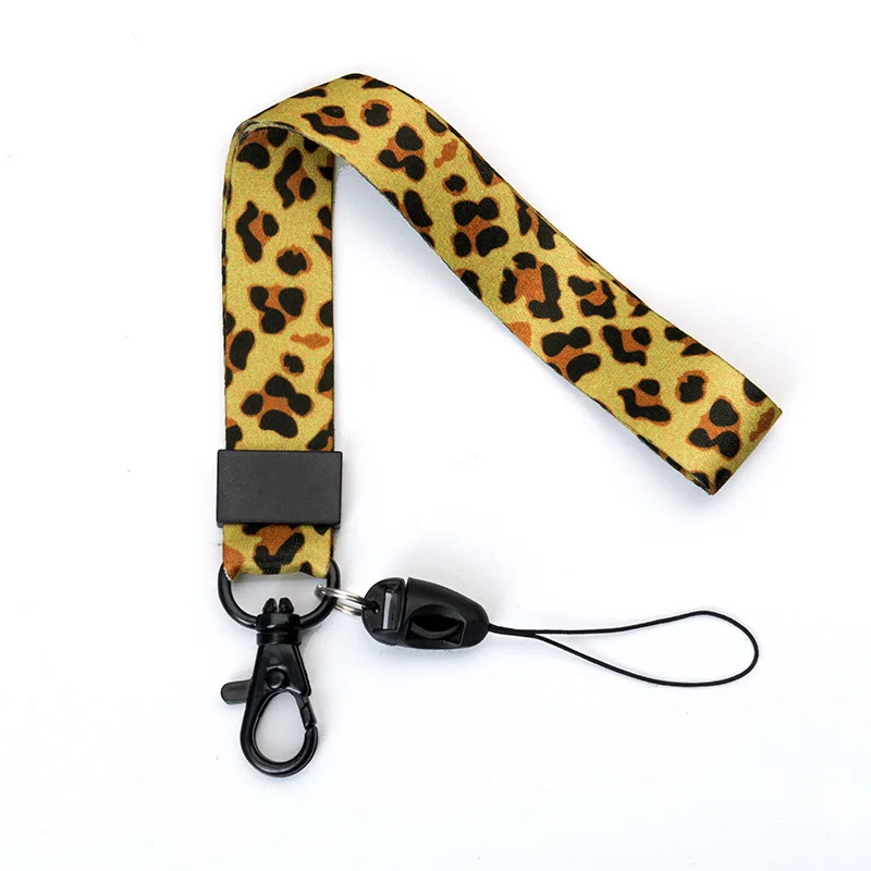 Мобильный Ремень для телефона, шнурок для сотового телефона коробка Цветок для Iphone - Цвет: Leopard