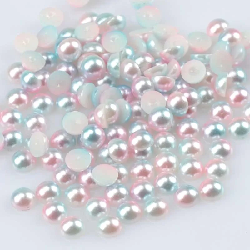2000Pcs-Blue-and-pink-Half-Round-Pearl-Flatback-cabochons-beads-for-Scrapbook-Craft-4mm-ABS-YKL0524 (2)