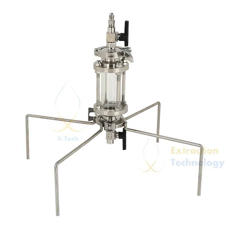 45g Closed Glass Column Pressurized Extractors BHO Extractor kit. in