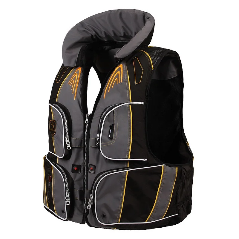 

Unisex Fly Fishing Vest Outdoor Swimming Life Survival Safety Jacket For Boating Drifting Sailing Carp Pesca Fishing Clothes