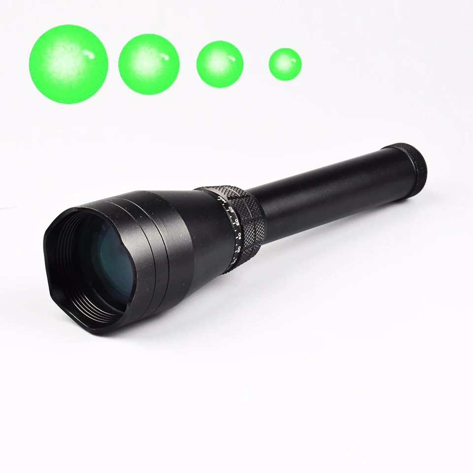 New Adjustable Night Vision Green Dot ND3x50 Subzero Green Laser Designator Zoomable W/Scope Mount for   Rifle Hunting
