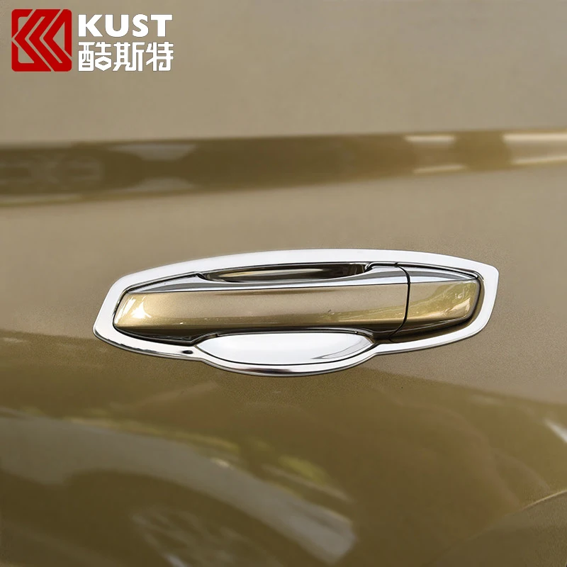 Kust Car Styling Auto Door Handle Trim Stianless Steel 4 Pcs Car Door