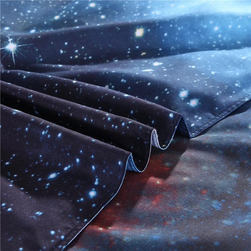 Новейшее 3D внешнее пространство звезда Постельное белье "галактика" набор 2 или 3 или 4 шт. одеяло из полиэстера чехол для планшета наволочка большой двойной размер