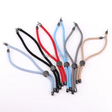 10 шт. Высокое качество многоцветный хлопок цепочка-браслет в виде веревки регулируемые браслеты DIY женские ювелирные изделия