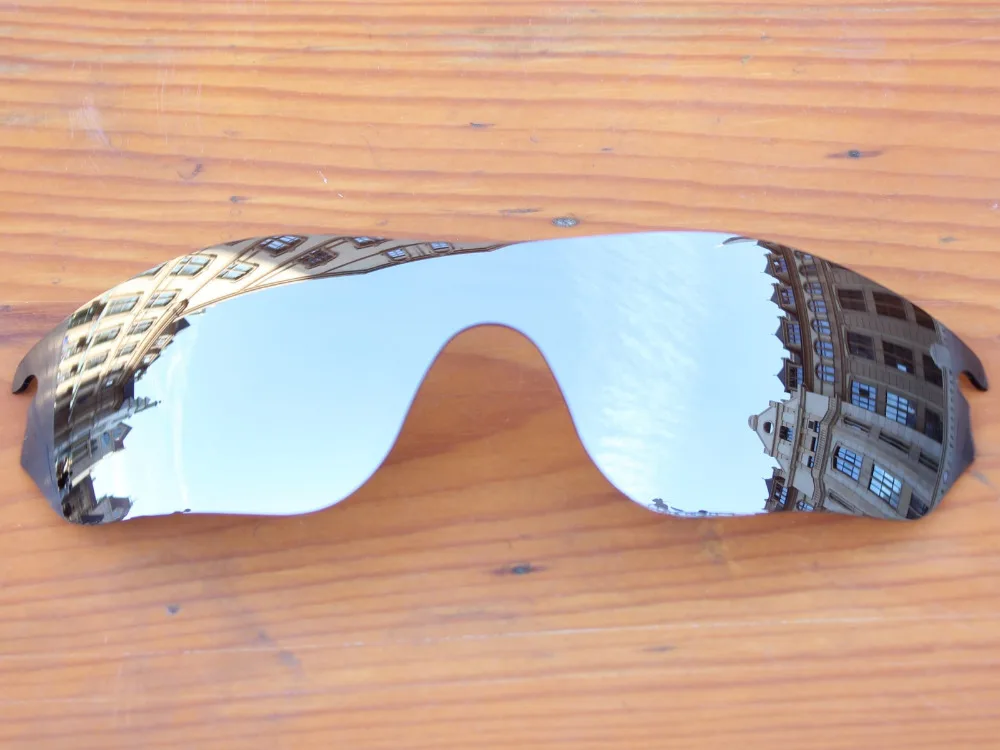 Chrome Silver Mirror Polarized Replacement Lenses For Radar Edge
