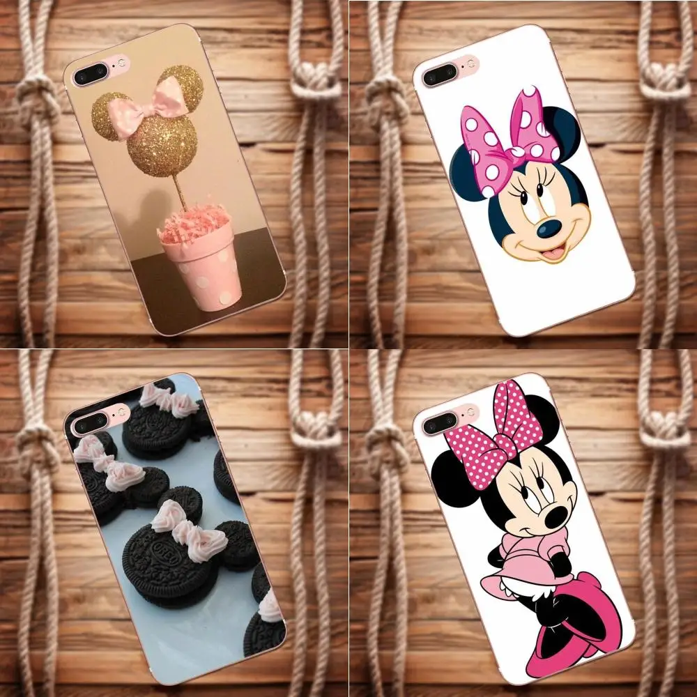 

Soft Phone Coque For Sony Xperia Z Z1 Z2 Z3 Z4 Z5 compact Mini Premium M2 M4 M5 T3 E3 E5 XA Minnie Mouse Bestfriend Personalized