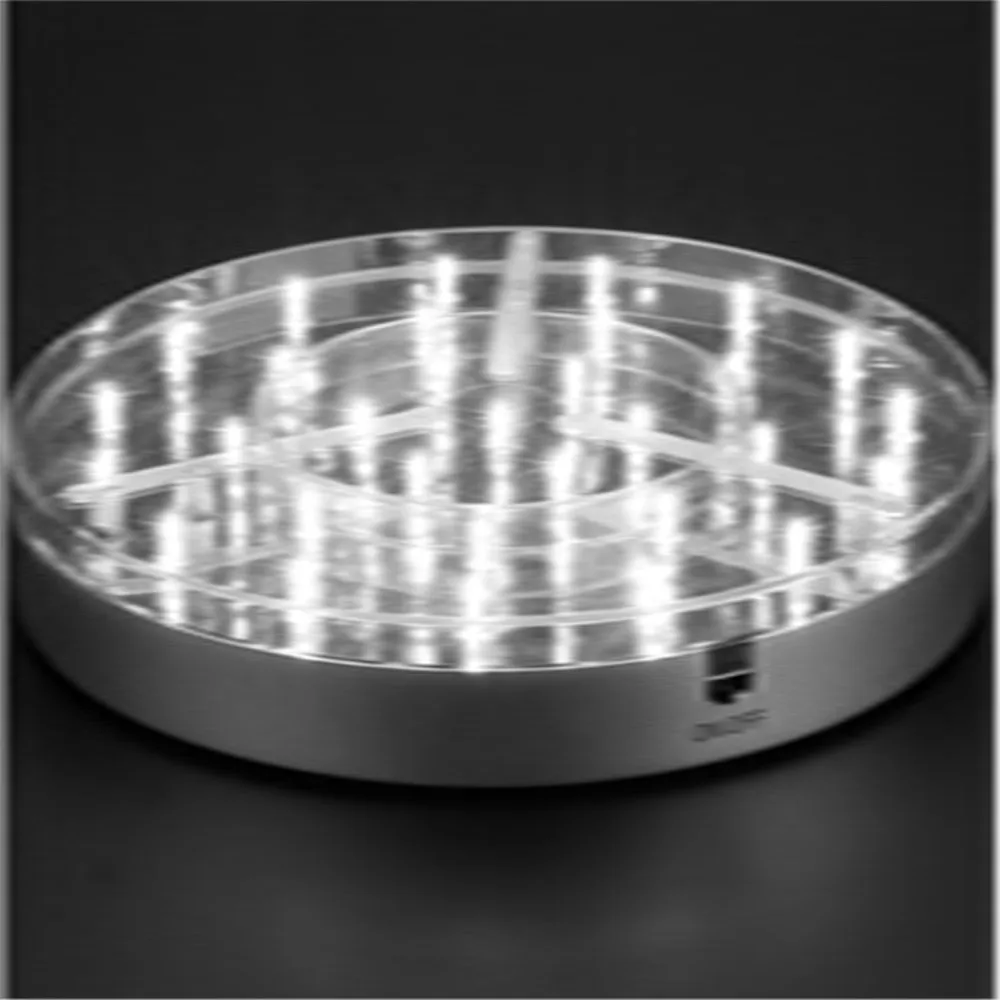 

Круглый осветительный прибор E-Luminator, светодиодная лампа под вазу для свадьбы, прием, 31 светодиод, питание от батарейки 3AA, 8 дюймов, 10 шт./лот