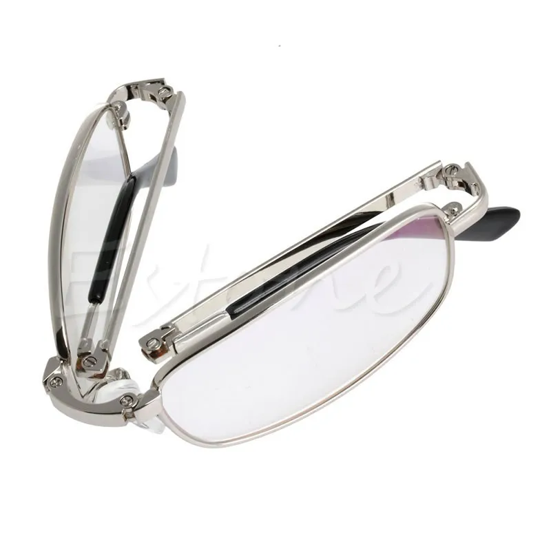 Новые удобные очки для чтения с металлической защелкой, складной чехол+ 1,0+ 1,5+ 2,0+ 2,5+ 3,0+ 3,5+ 4,0 диоптрий oculos de grau oculos leitura