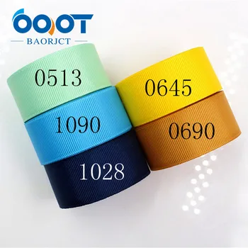 

OOOT BAORJCT J-18515-L25MM 10 yard 25 mm Solid Color Ribbons Thermal transfer Printed grosgrain Wedding Accessories DIY material