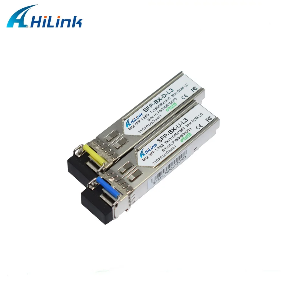10 ~ 50 пар: 1 25G BiDi SFP 1310/1550nm 3KM LC/SC дополнительный DDM оптический приемопередатчик |
