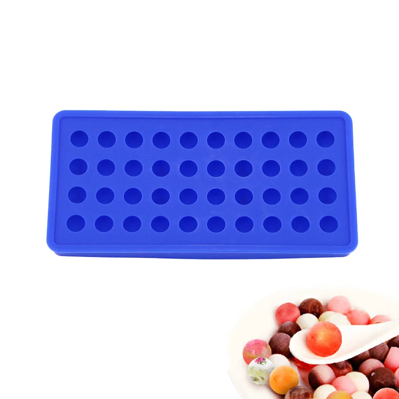 

40 Holes Mini Balls Silicone Ice Cake Mold Decorating For Kitchen Ice Cube Chocolate Dessert Bakeware Baking Tools