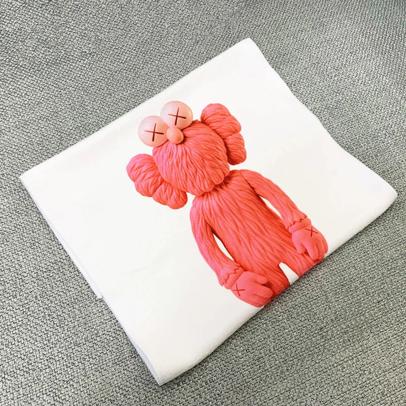 

Creative KAWS Sesame Street Washcloth OriginalFake Running A Fitness Absorbent Towels Printing Sports Towel Accessories R877