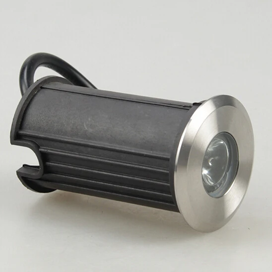 

Free Shipping 3W Warm Cold White/Pure White Led outdoor waterproof stainless steel buried lights led underground light